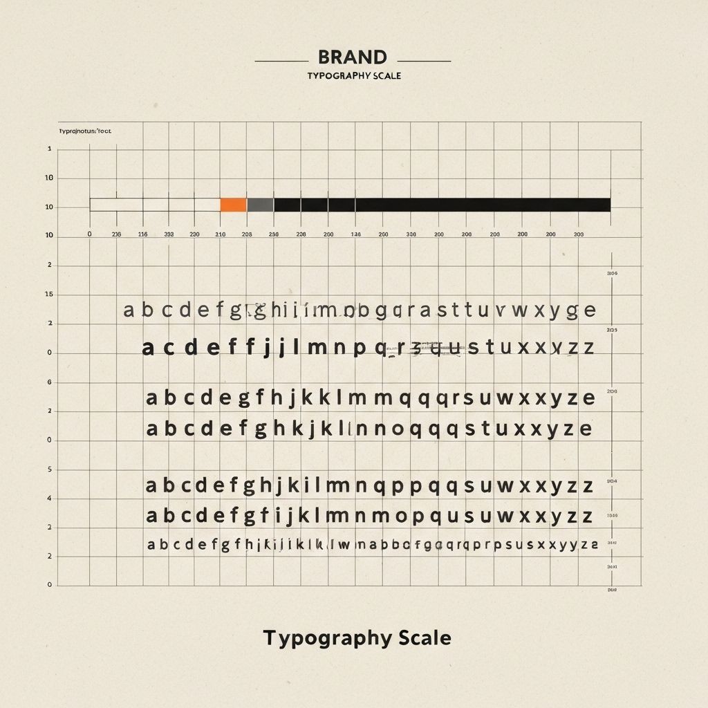 Brand typography scale